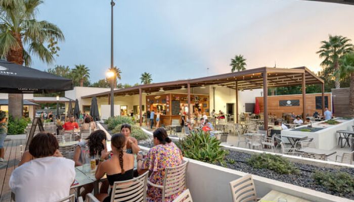 Camping Argeles-sur-Mer Ciela Village Terrasse du Restaurant