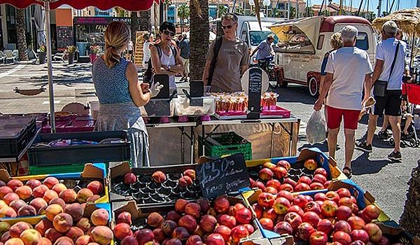 Camping Argelès-sur-Mer Ciela Village Les Marsouins marché port