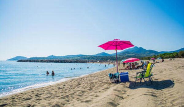 camping argeles plage sable